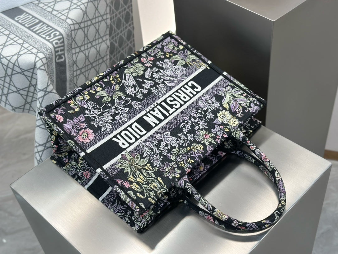 Dior Tote Bag Navy Print
