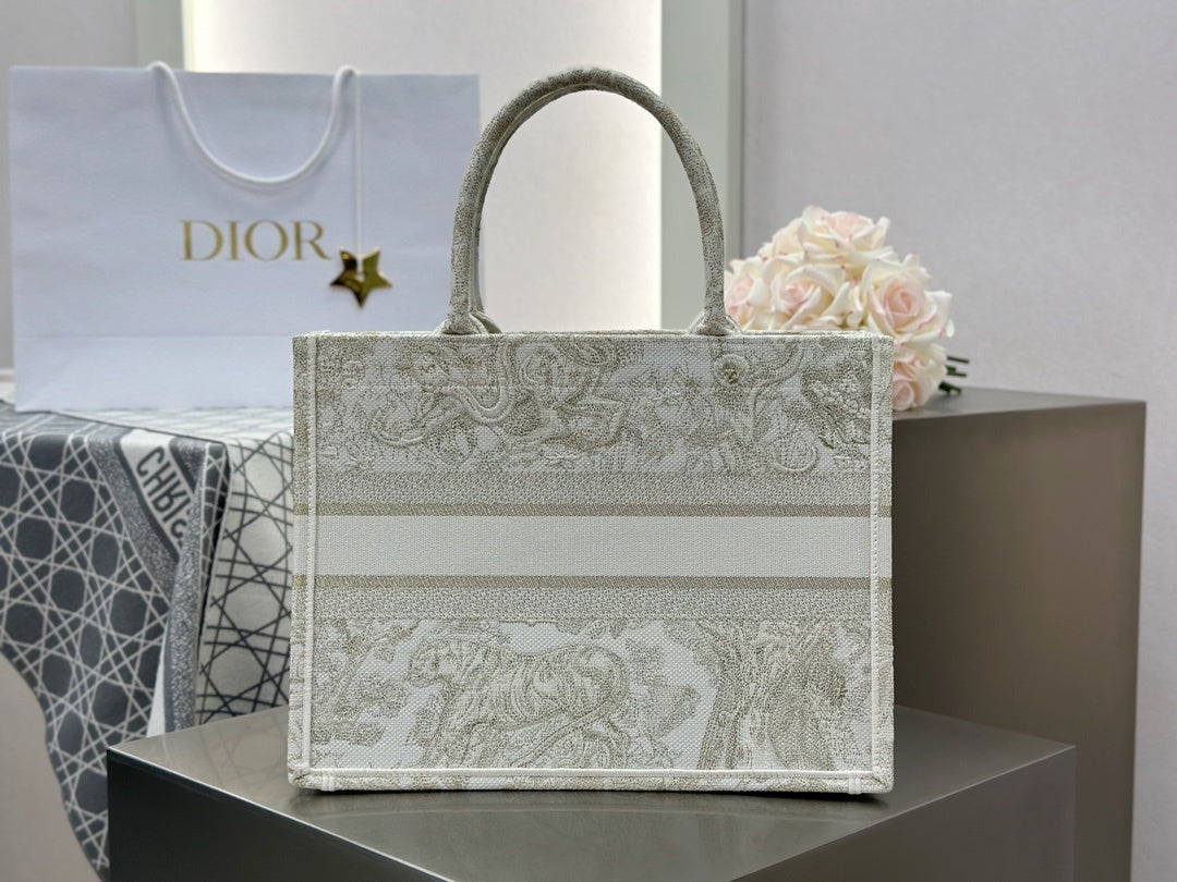Dior Tote Bag Beige Print