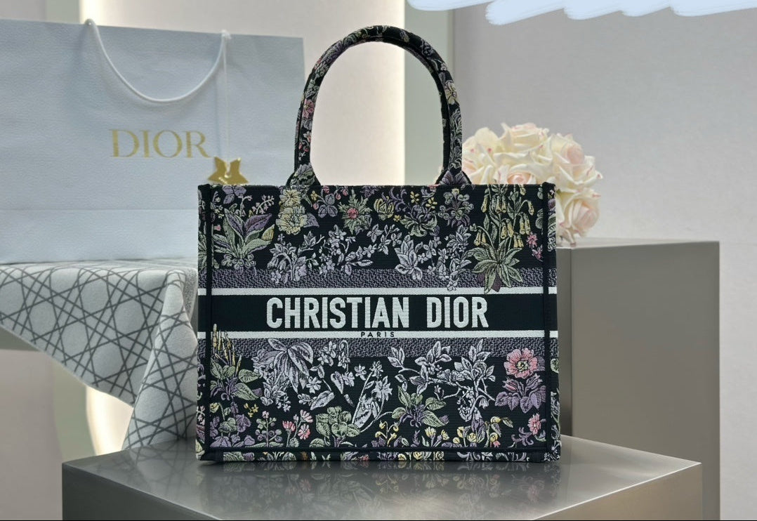 Dior Tote Bag Navy Print