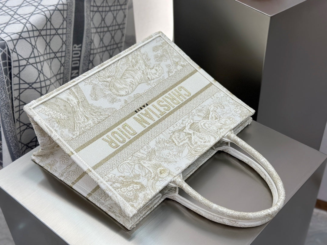 Dior Tote Bag Beige Print