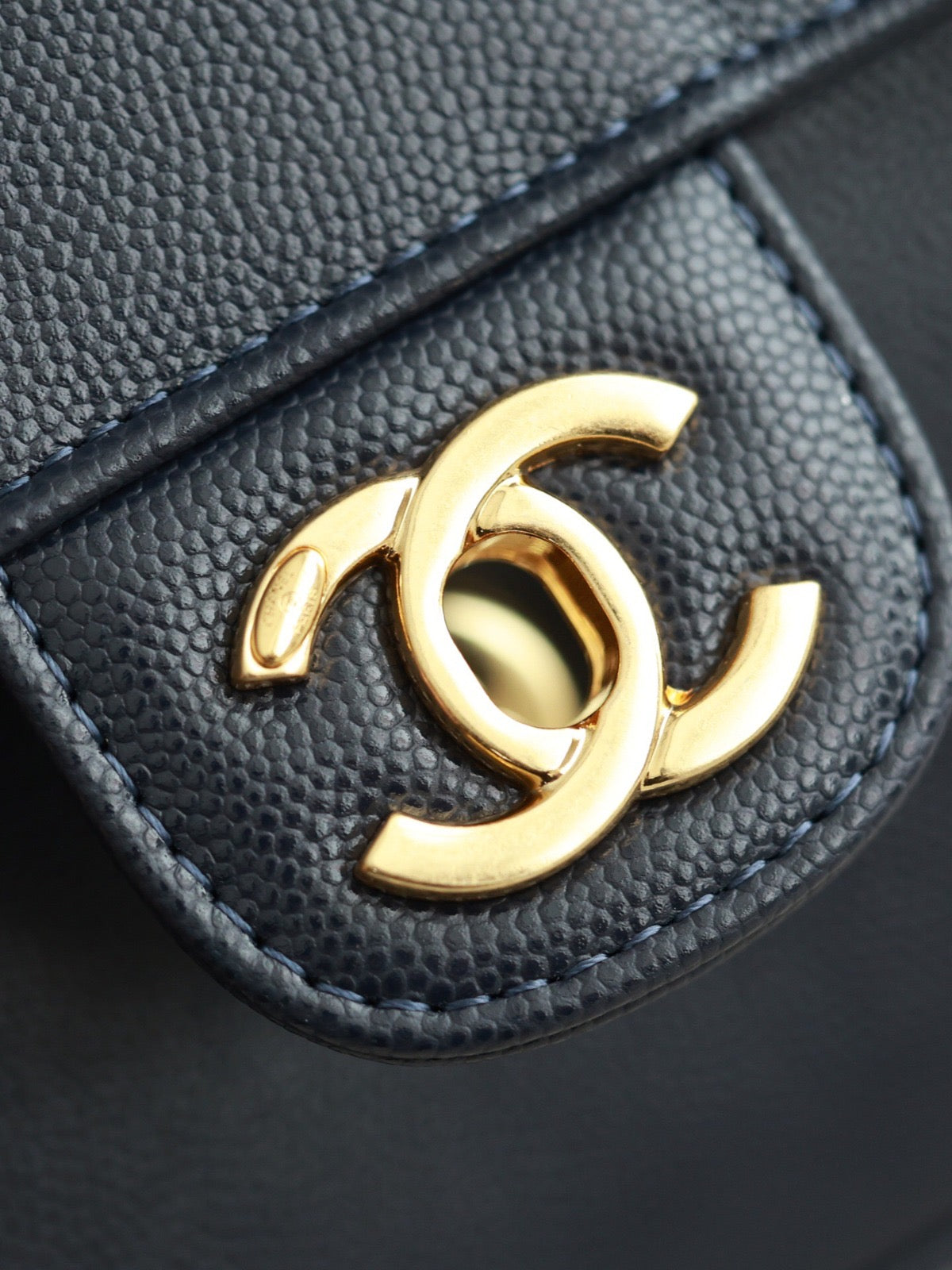 Chanel Flap Shoulder Bag - Navy
