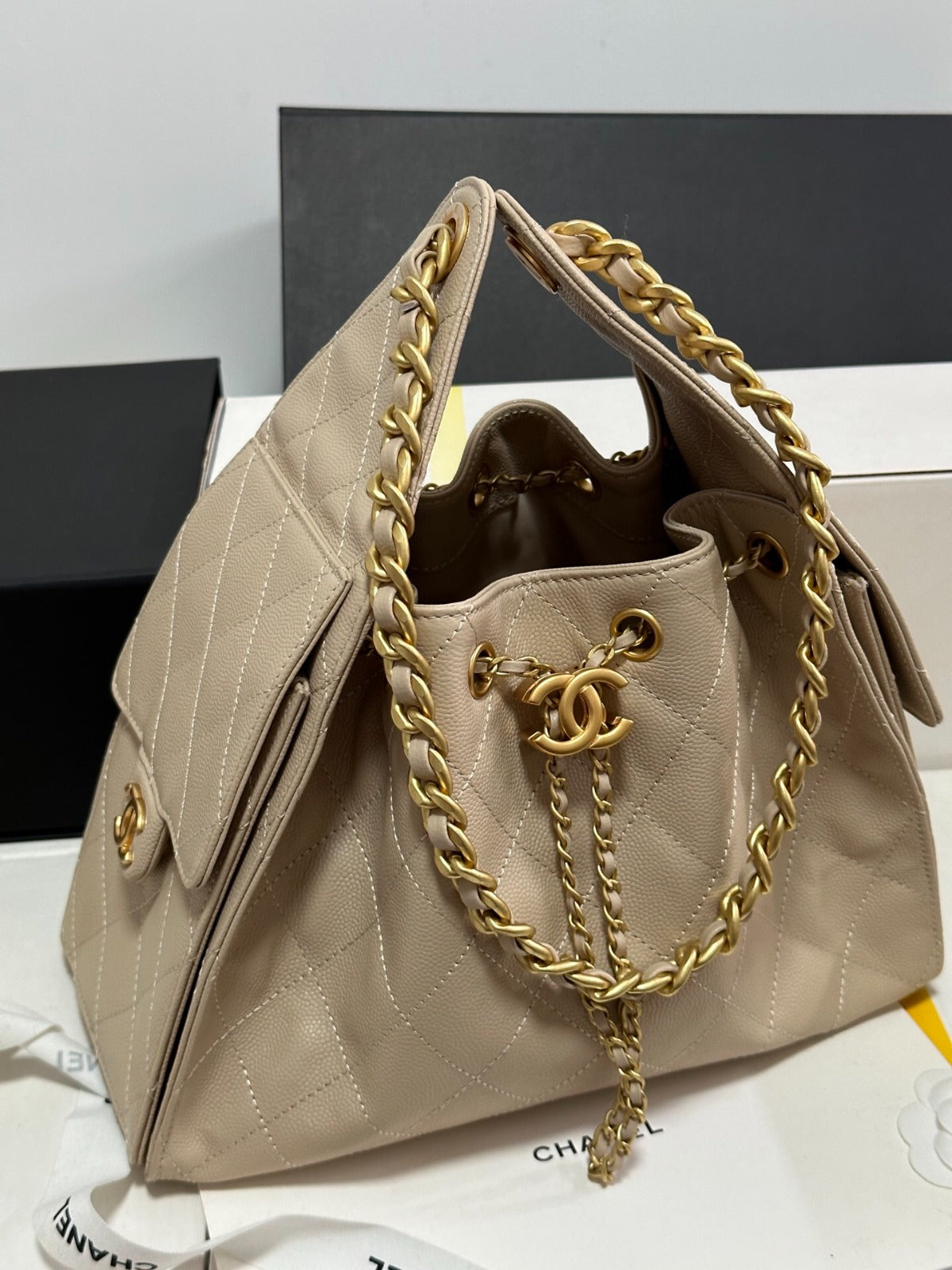 Chanel 25 Small - Camel Leather