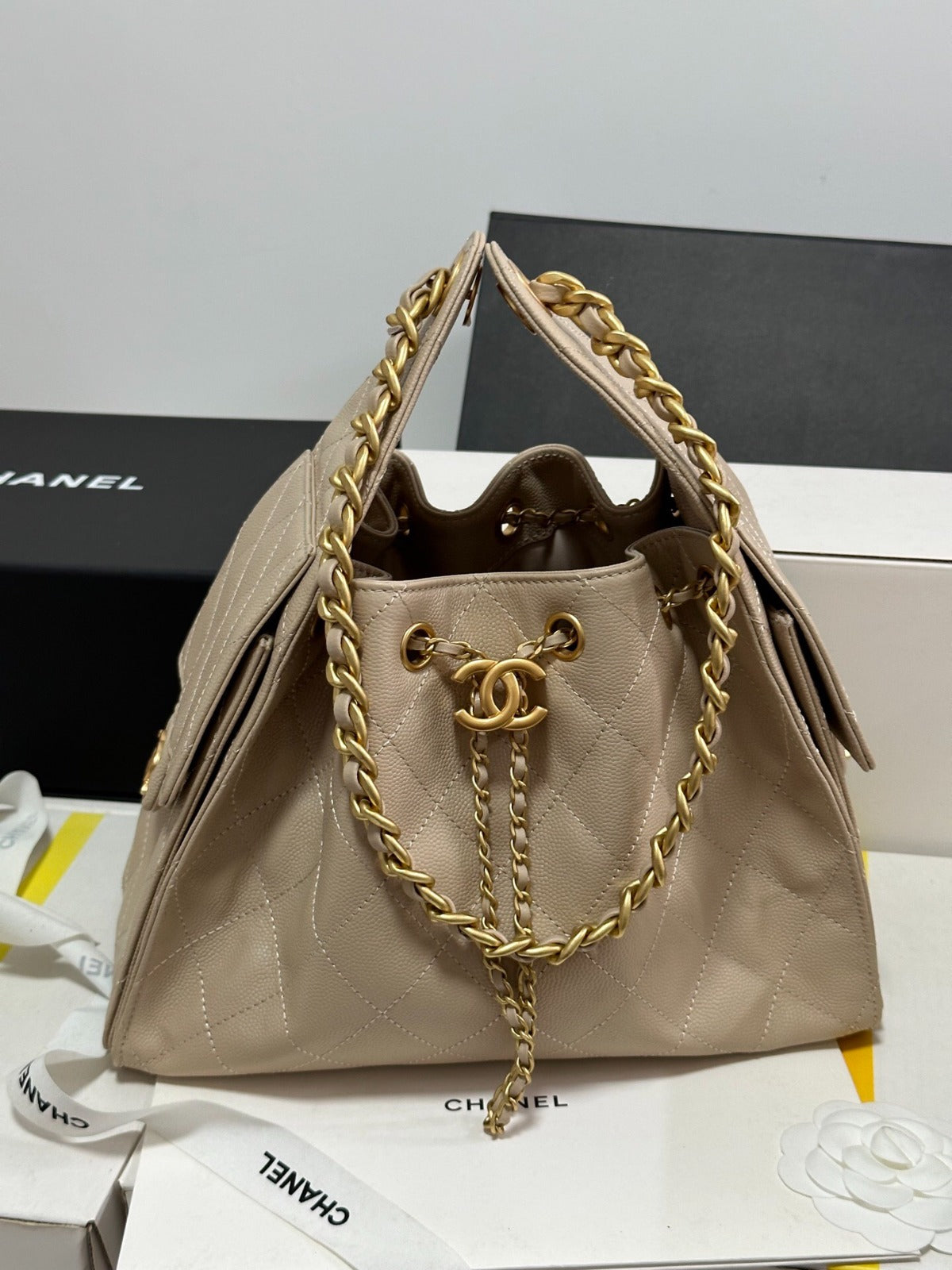 Chanel 25 Small - Camel Leather