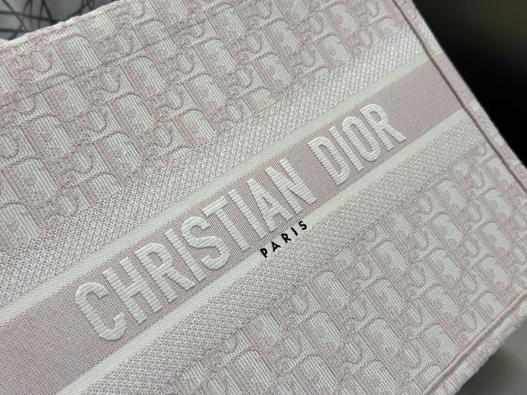 Dior Tote Bag Pink Print