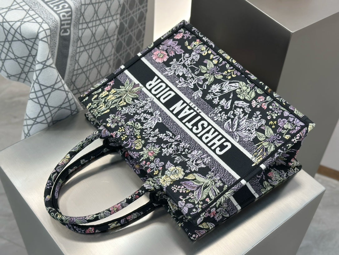 Dior Tote Bag Navy Print