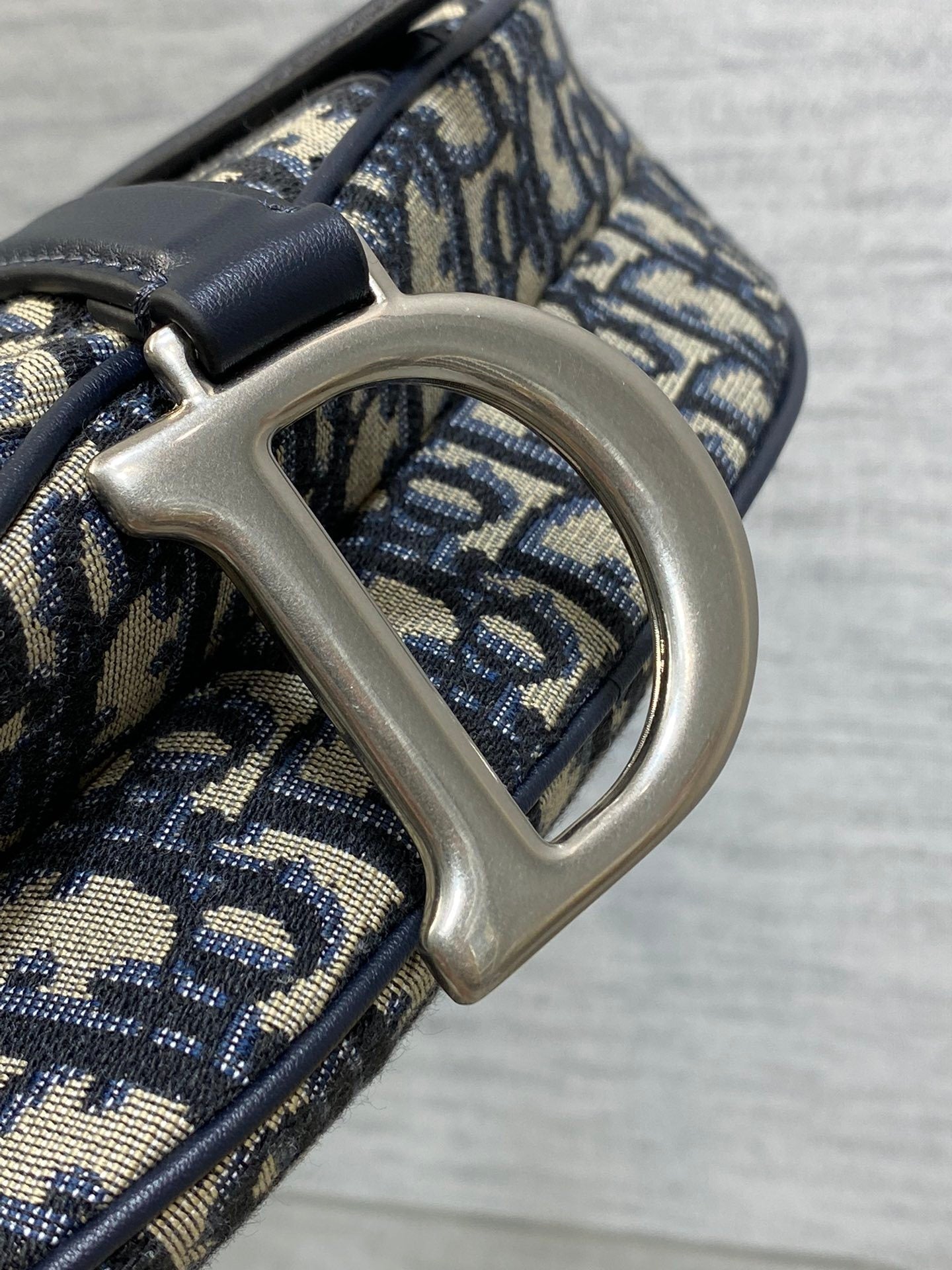Dior Shoulder Bag - Navy print