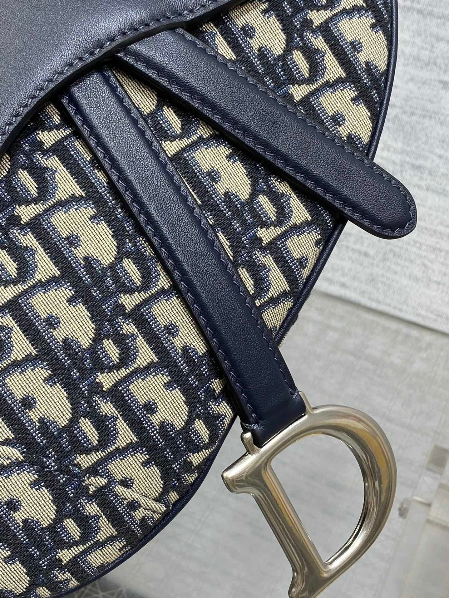 Dior Shoulder Bag - Navy print