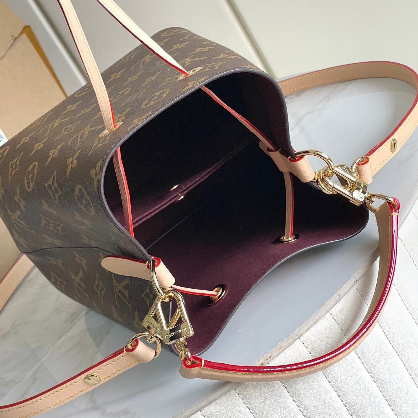 Louis Vuitton Brown Print