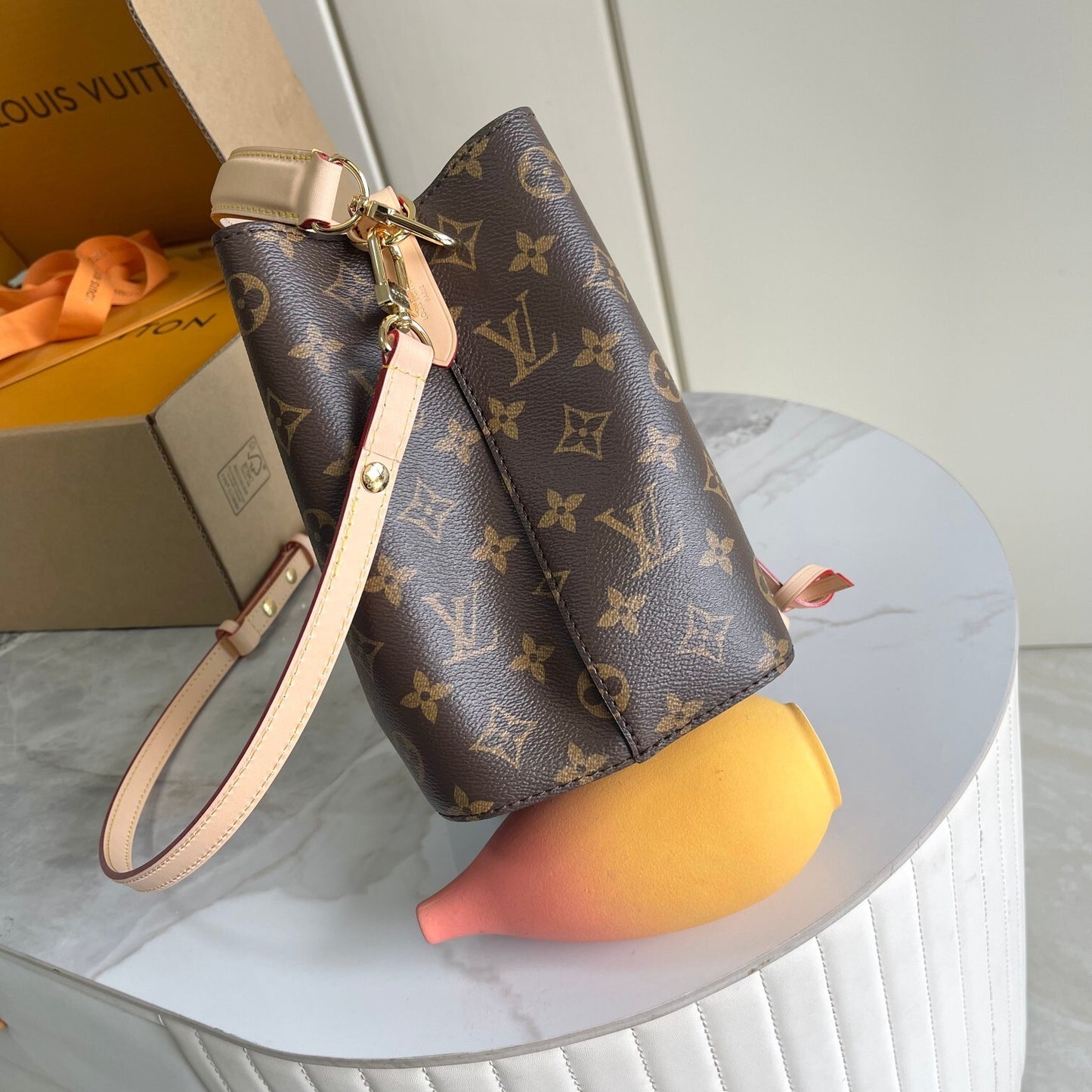 Louis Vuitton Brown Print