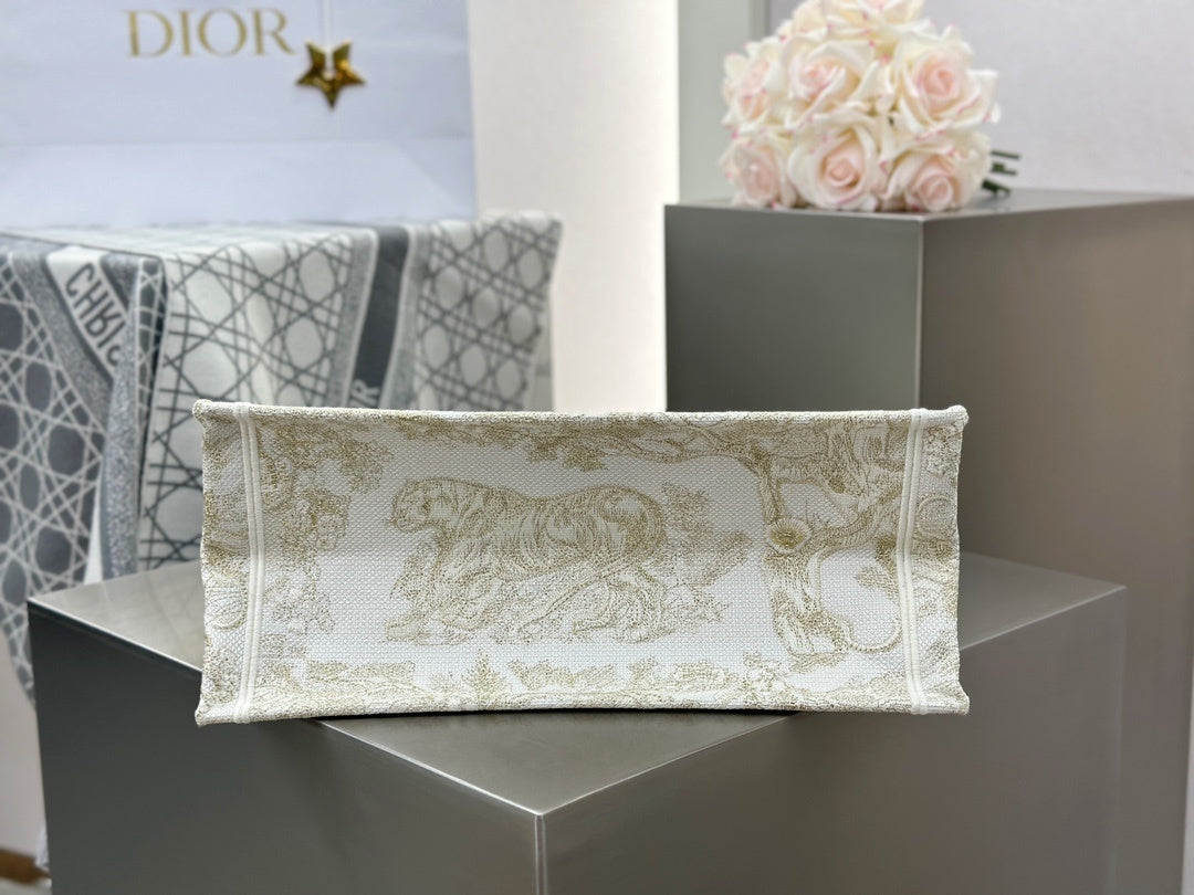 Dior Tote Bag Beige Print