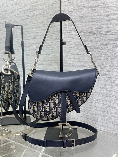 Dior Shoulder Bag - Navy print