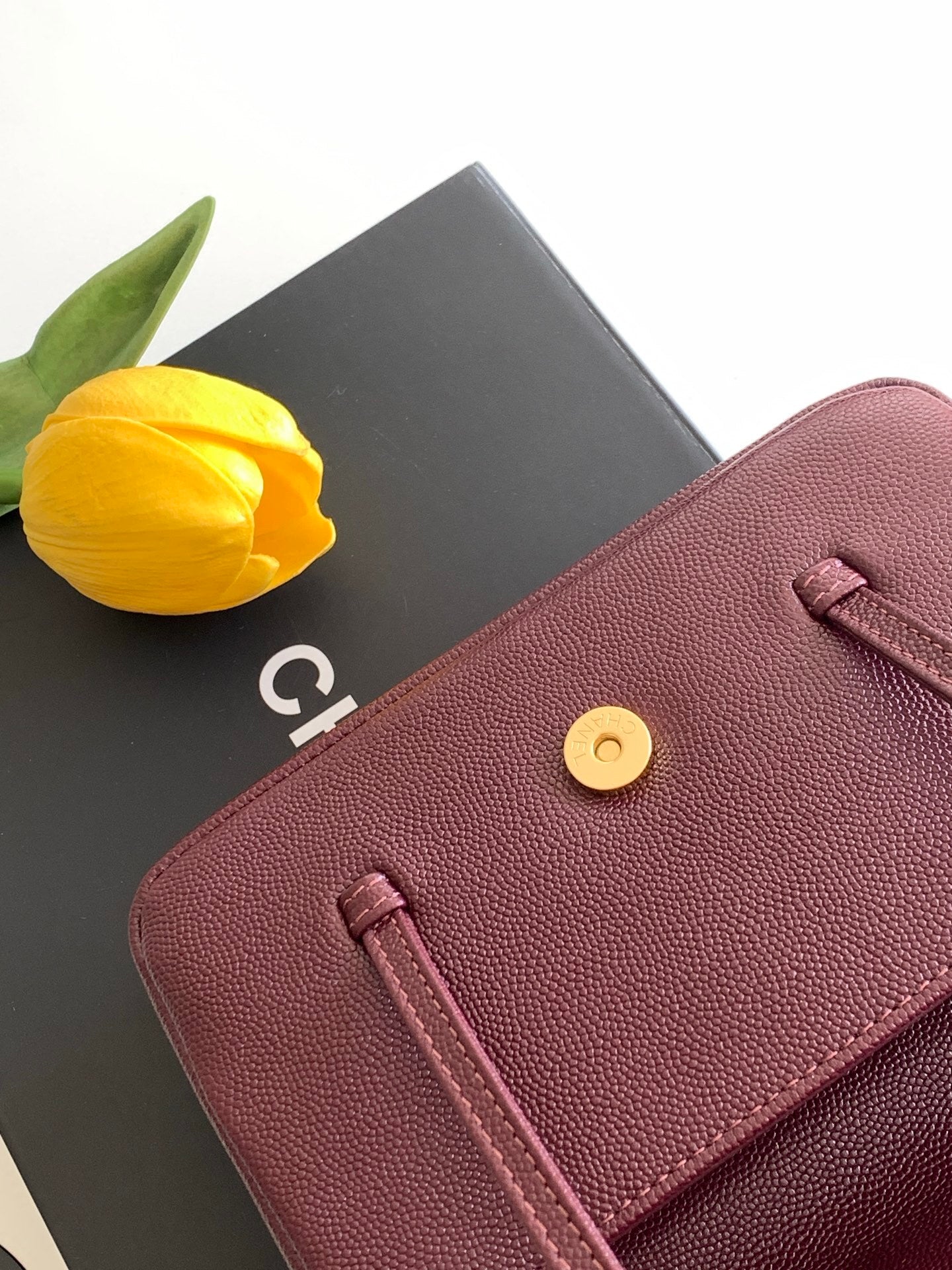 Chanel Flap Shoulder Bag - Burgundy