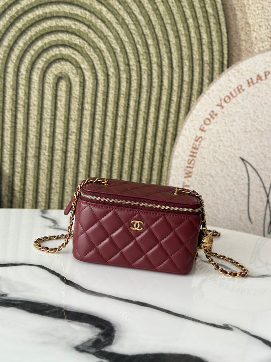 Chanel Vanity Burgundy
