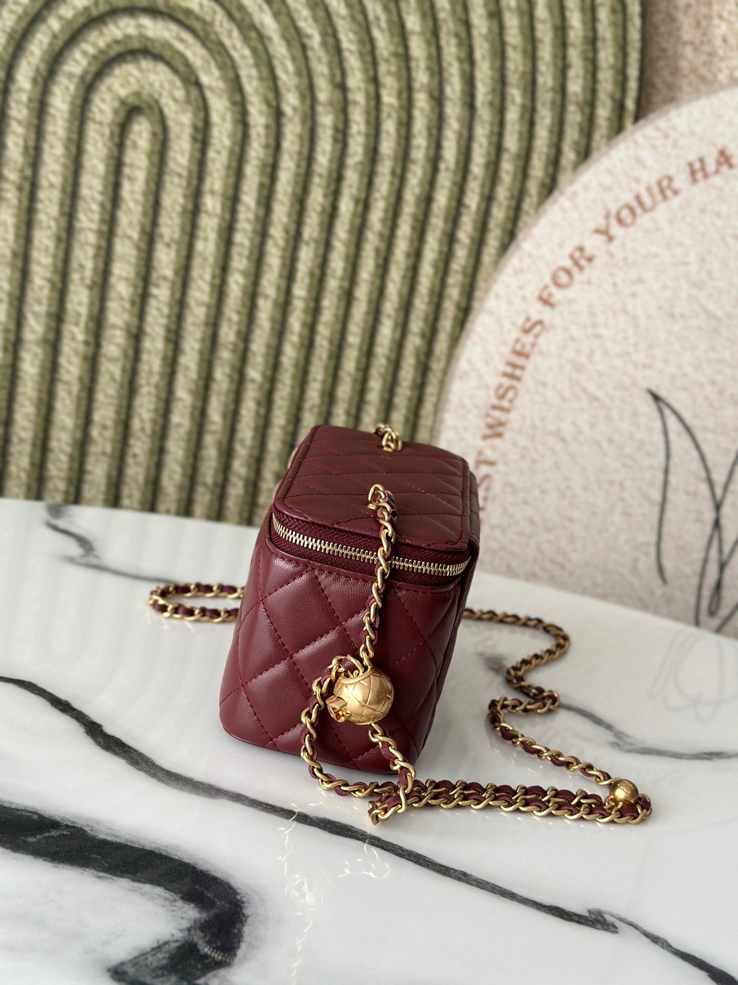 Chanel Vanity Burgundy