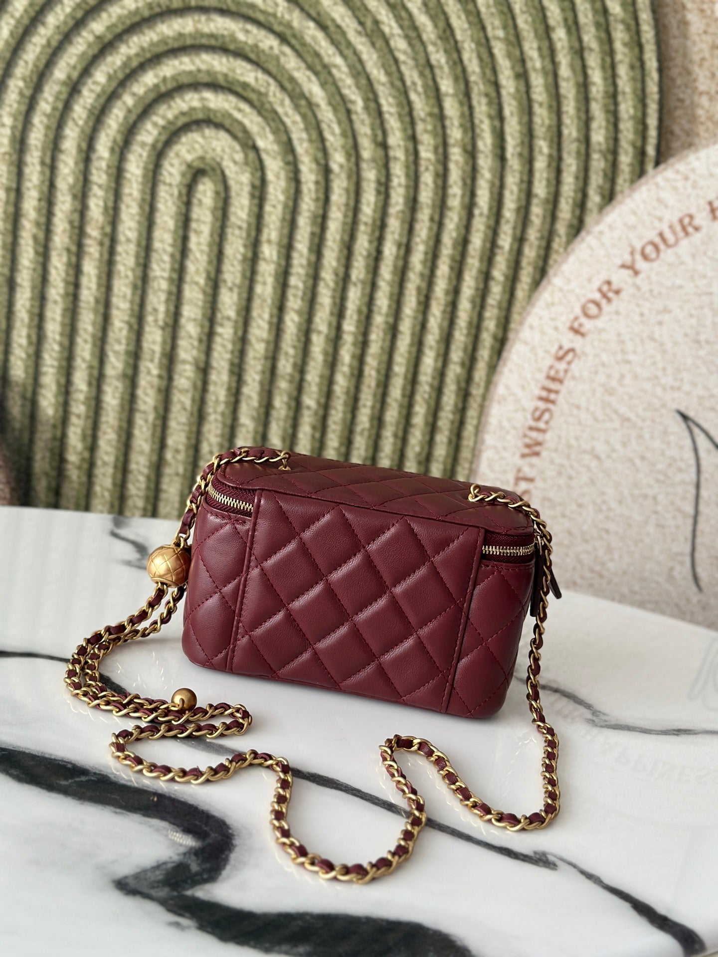 Chanel Vanity Burgundy