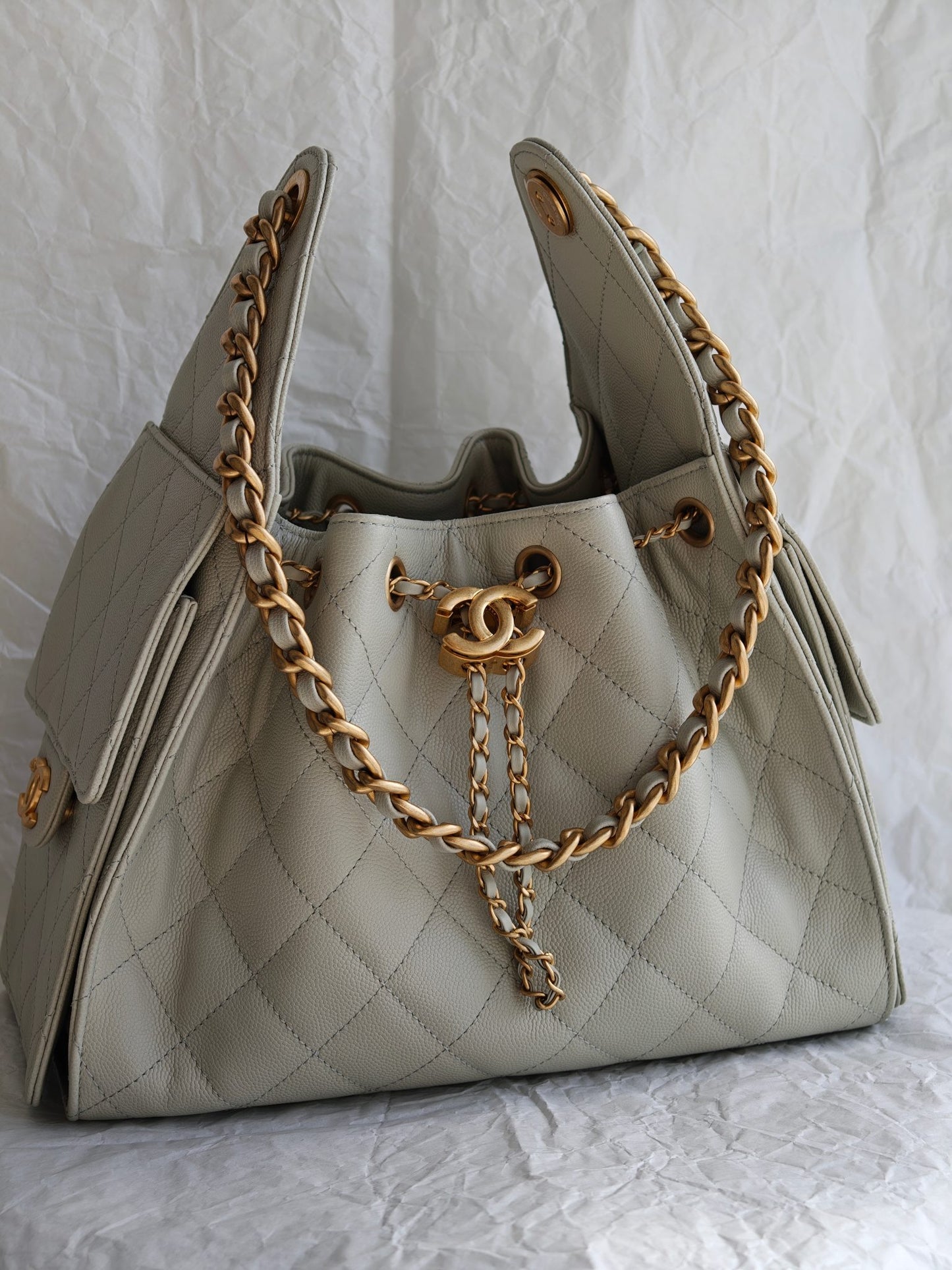 Chanel 25 Small Washed Green