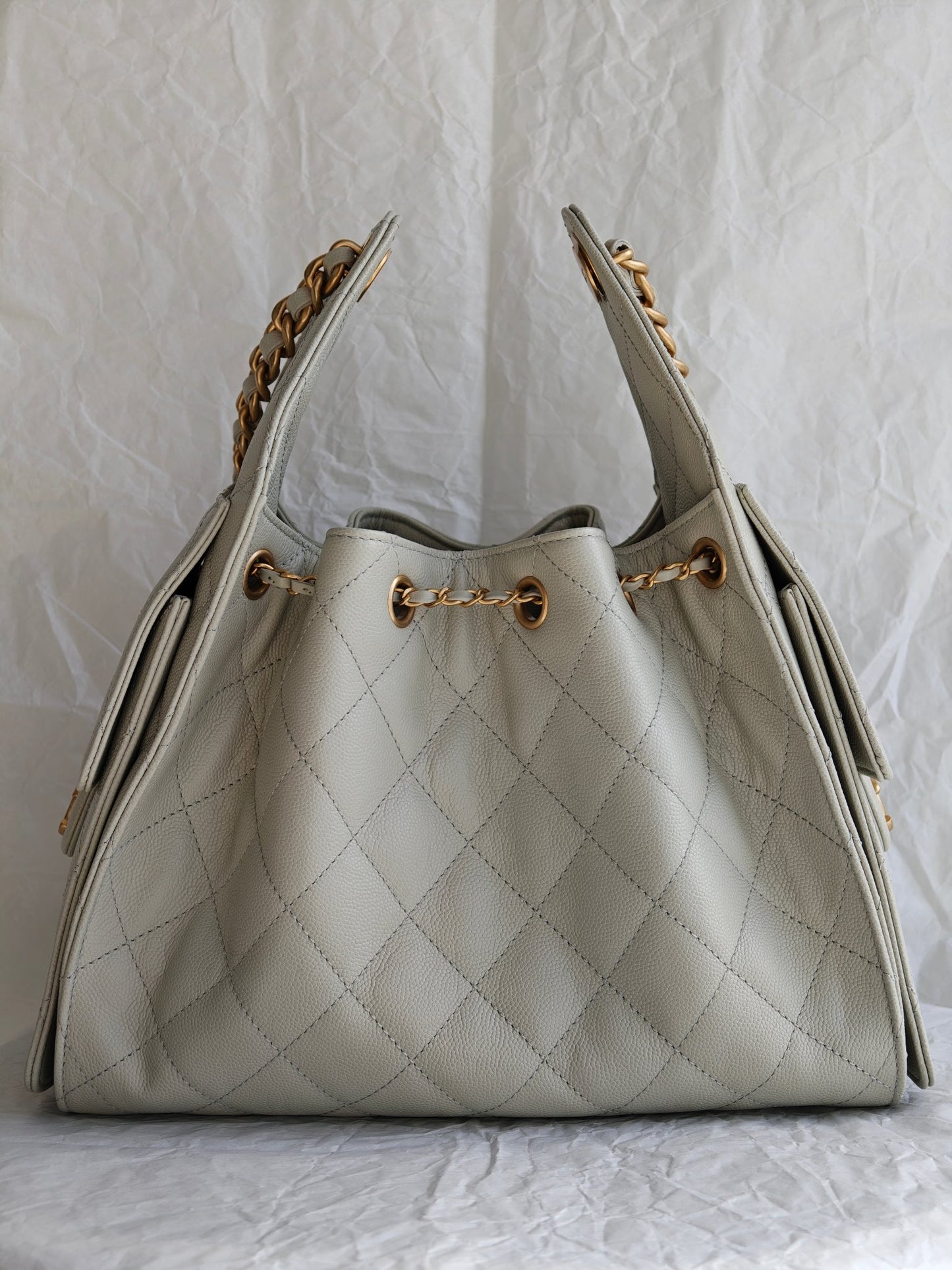 Chanel 25 Small Washed Green
