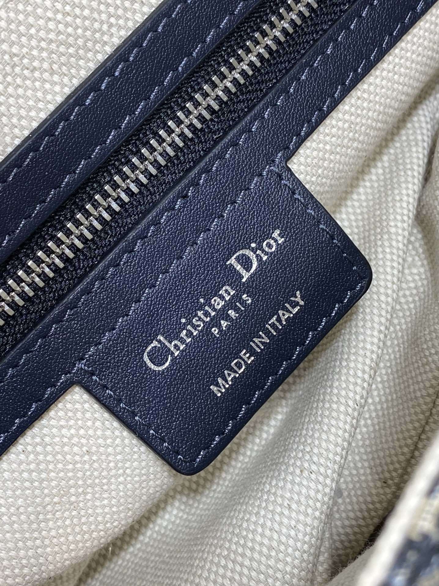 Dior Shoulder Bag - Navy print