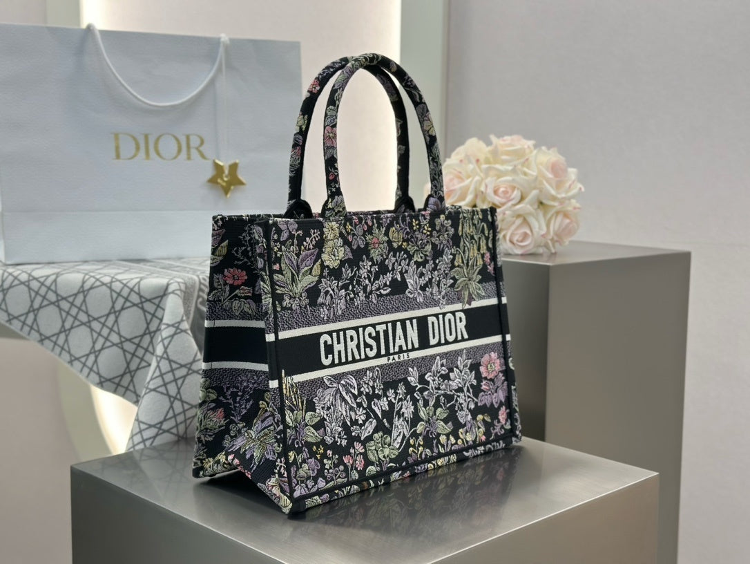 Dior Tote Bag Navy Print