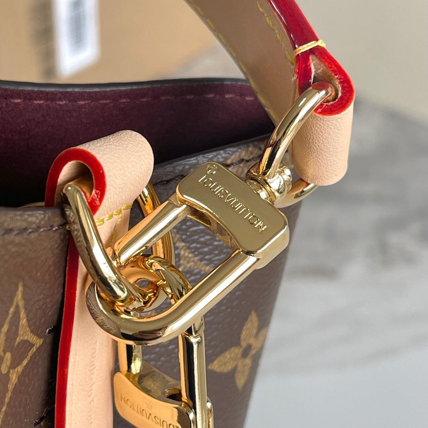 Louis Vuitton Brown Print