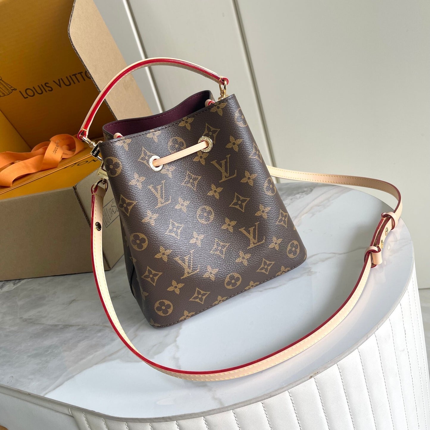 Louis Vuitton Brown Print