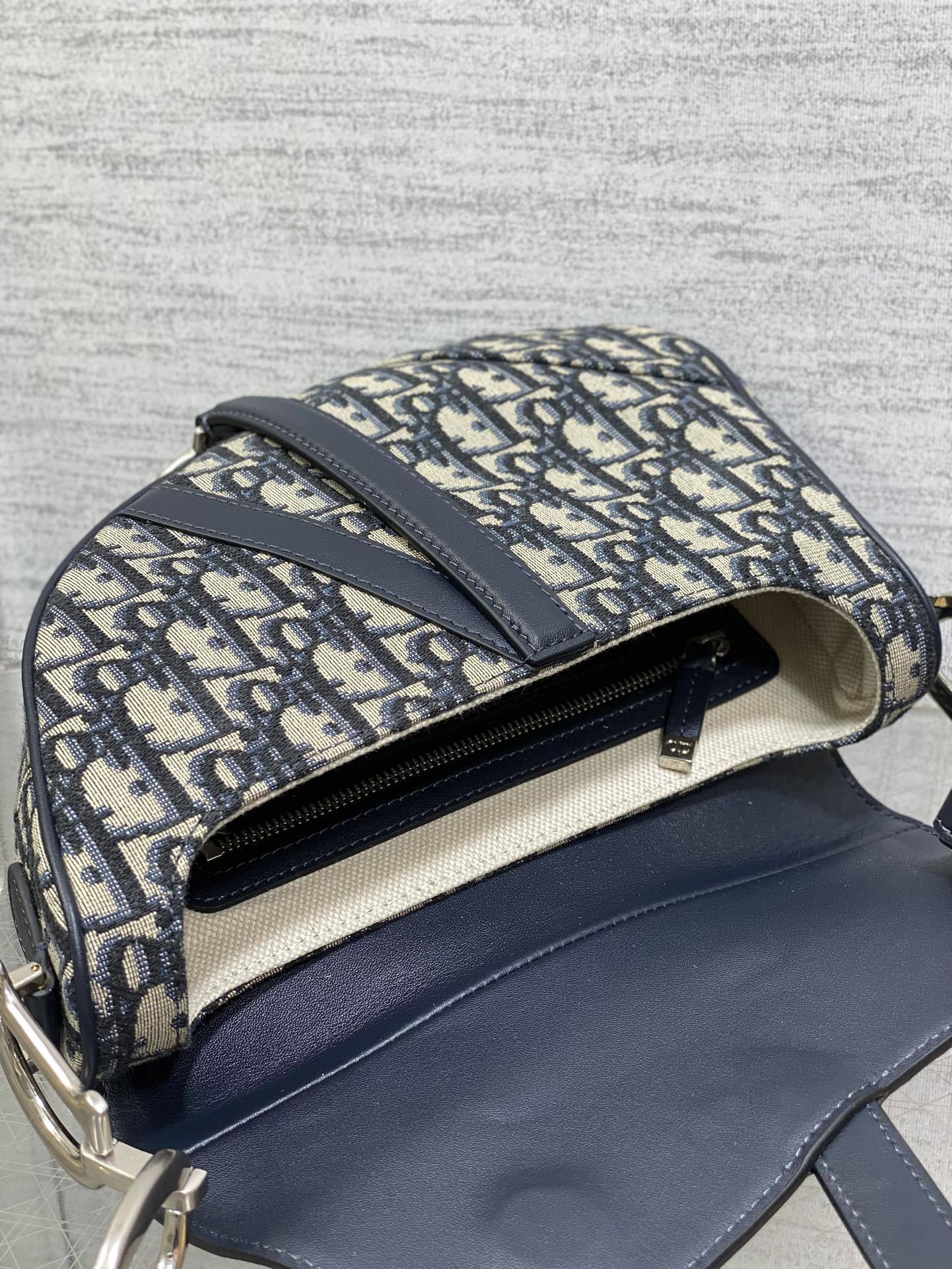 Dior Shoulder Bag - Navy print