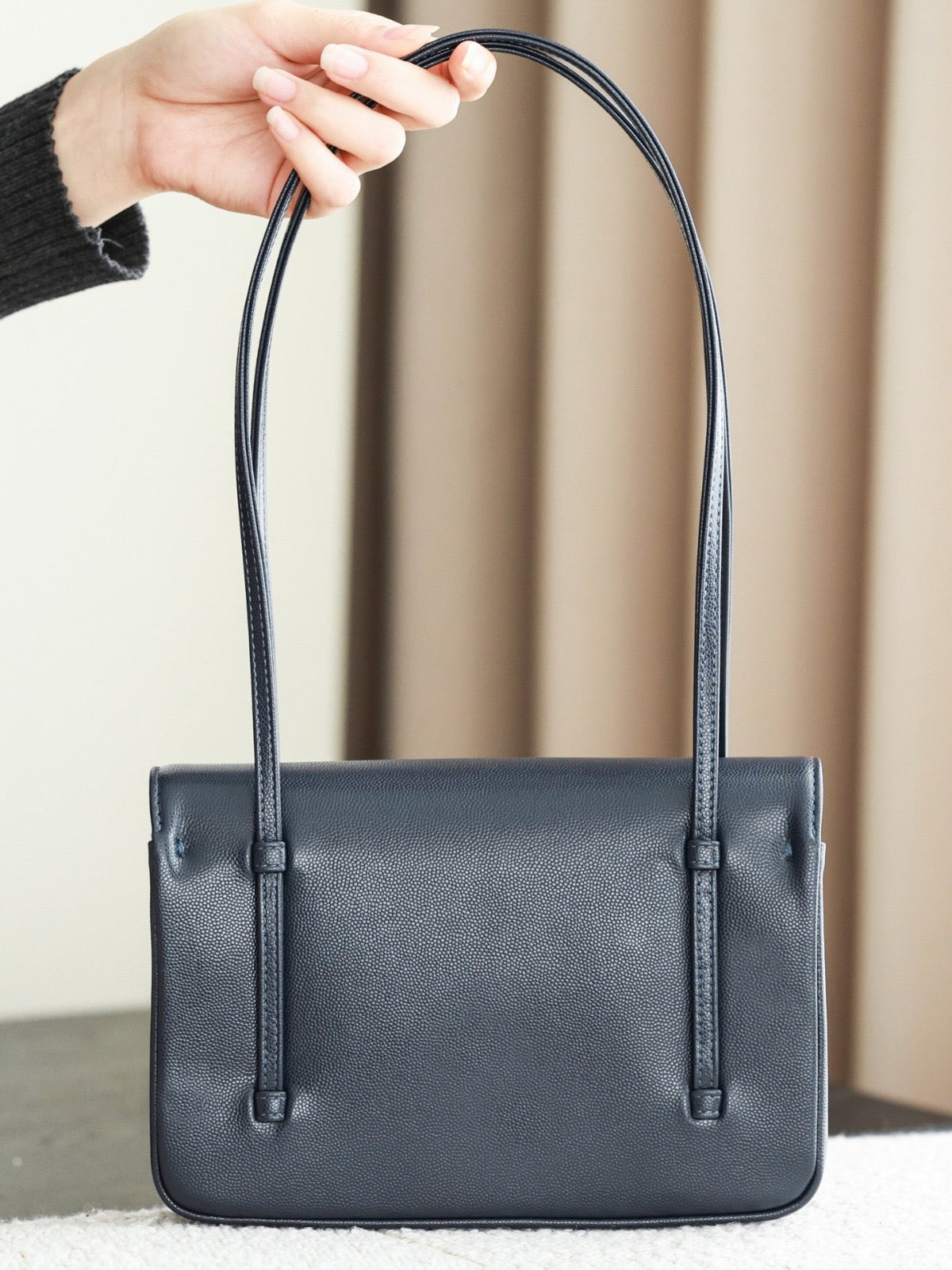 Chanel Flap Shoulder Bag - Navy