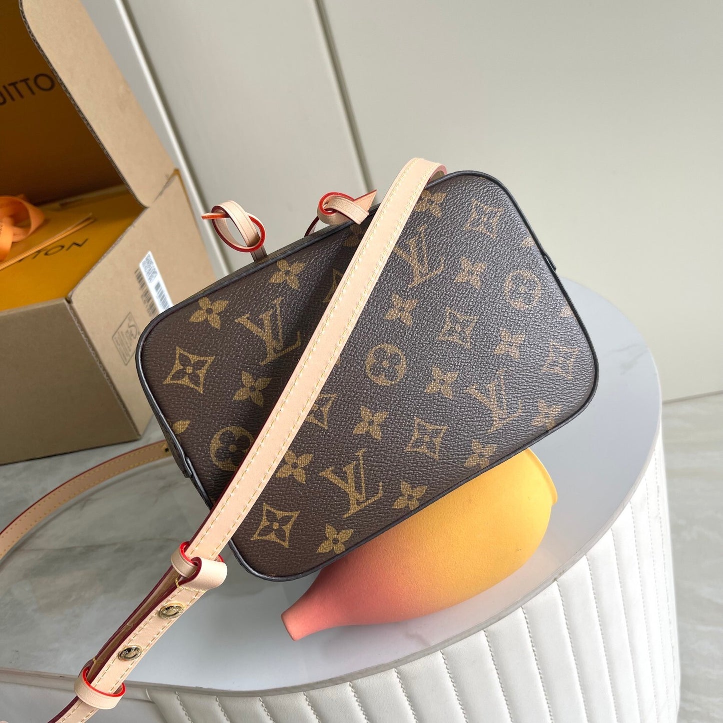 Louis Vuitton Brown Print